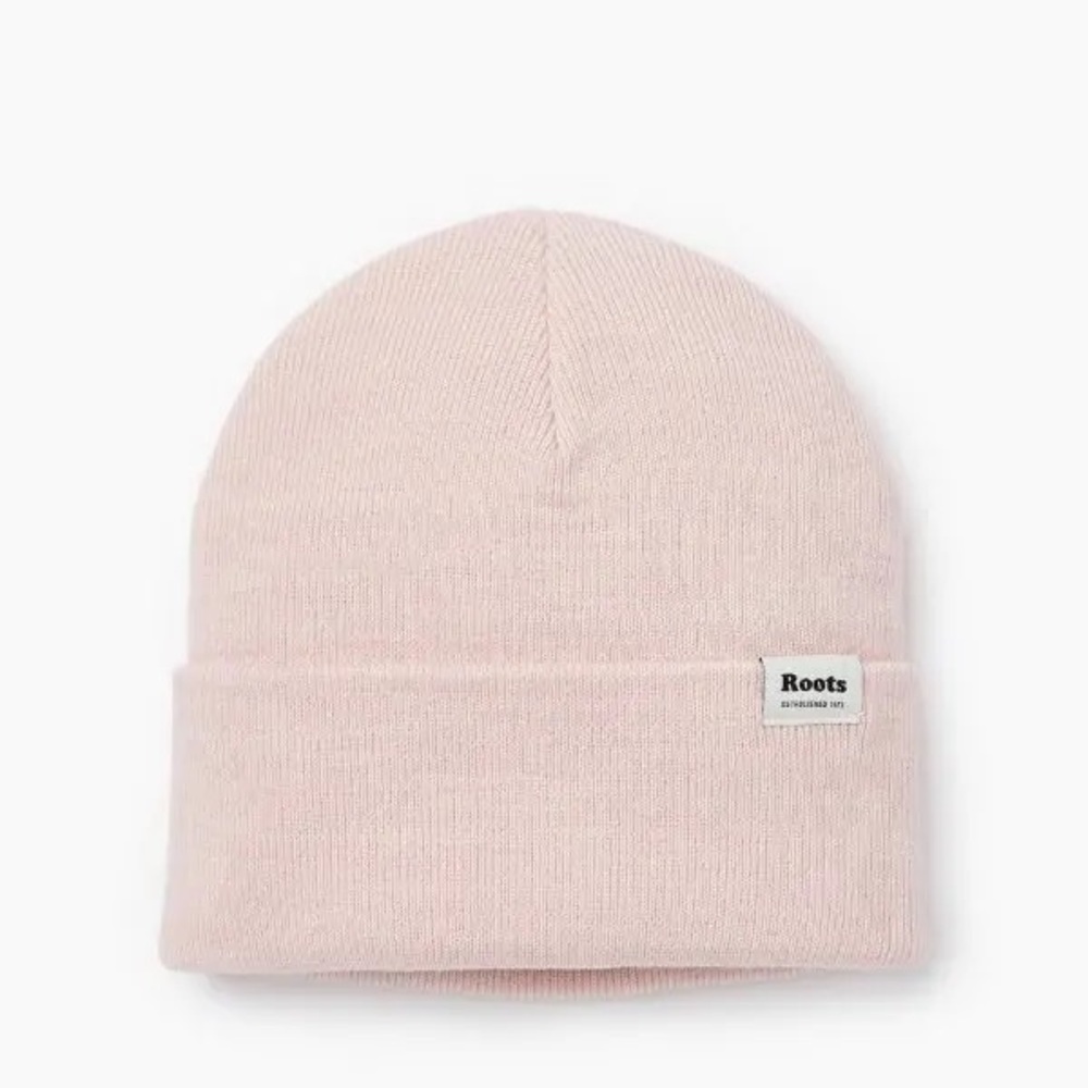 Roots Soft Blush Knit Hat beanie